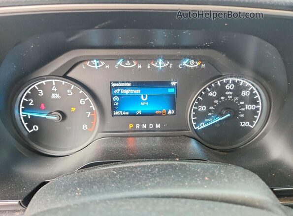 1FTFW1E52PFC35753 2023 FORD F150 Gray Вид щитка приладів