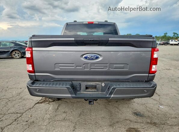 1FTFW1E52PFC35753 2023 FORD F150 Gray Вид ззаду