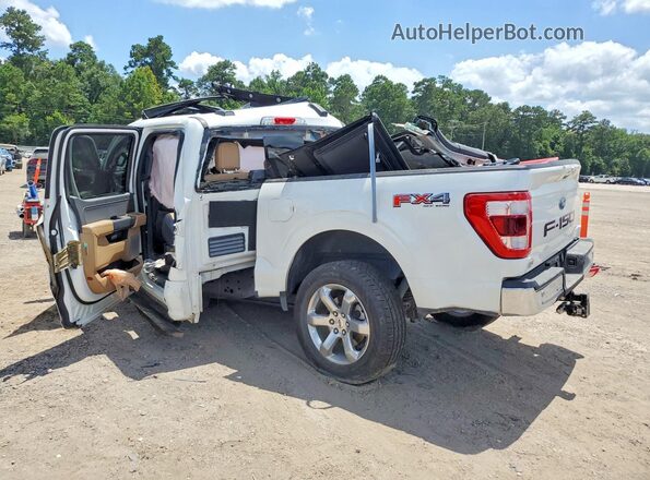 1FTFW1E52PFC42864 2023 FORD F150 White Задня ліва чверть