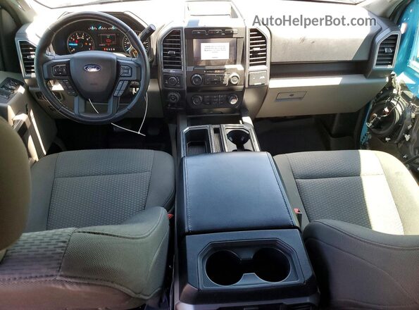 1FTFW1E53LFA09814 2020 FORD F150 Синий Вид панели приборов