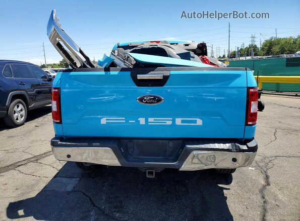 1FTFW1E53LFA09814 2020 FORD F150 Синий Вид сзади