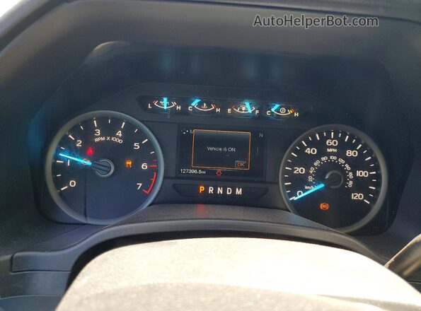 1FTFW1E53LFA09814 2020 FORD F150 Синий Вид щитка приборов