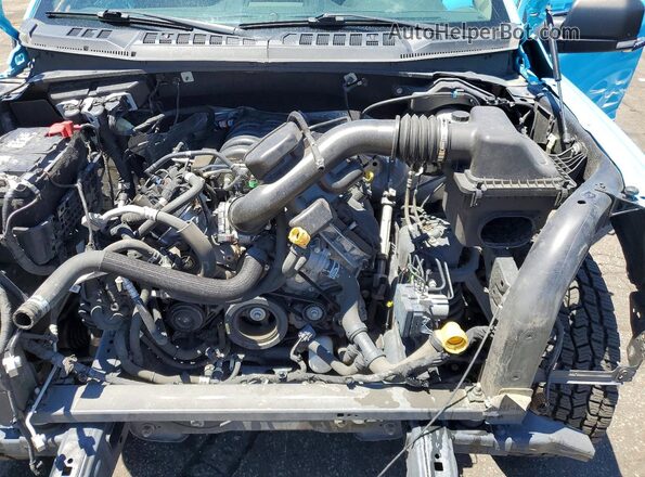 1FTFW1E53LFA09814 2020 FORD F150 Синий Вид задней части салона