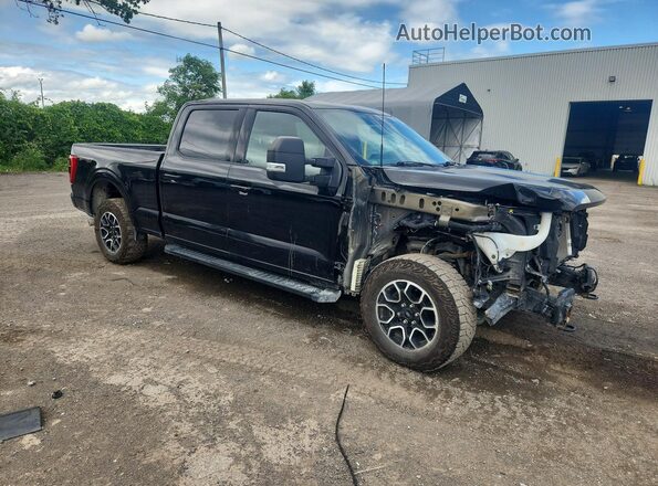 1FTFW1E53NFA54383 2022 FORD F150 Black Front right