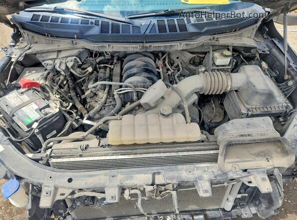 1FTFW1E53NFA54383 2022 FORD F150 Black Rear interior view