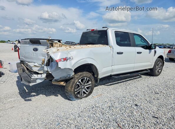 1FTFW1E53NKE33018 2022 FORD F150 Silver Задня права чверть