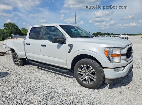1FTFW1E53NKE33018 2022 FORD F150 Silver Передня права чверть