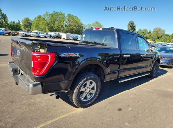 1FTFW1E53PKD09124 2023 FORD F150 Black უკანა მარჯვენა