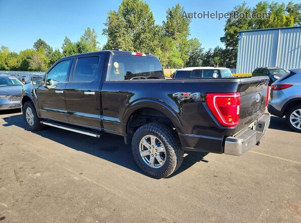1FTFW1E53PKD09124 2023 FORD F150 Black უკანა მარცხენა