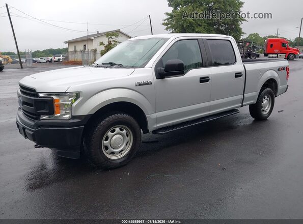 1FTFW1E54KKD85525 2019 FORD F150 Silver Передня ліва чверть