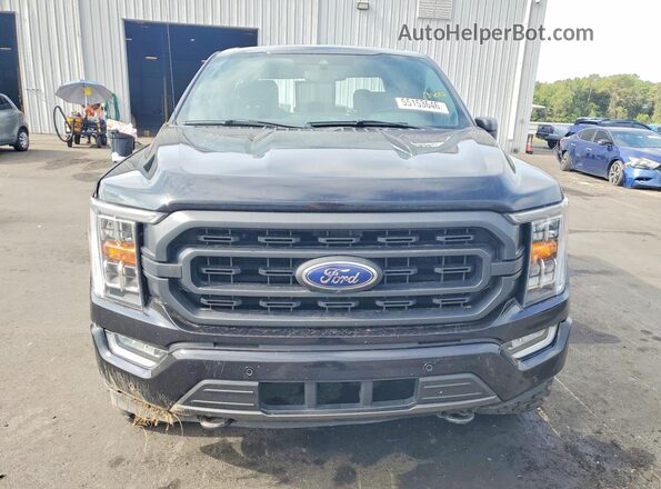 1FTFW1E54MFA09760 2021 FORD F150 Black წინა ხედი