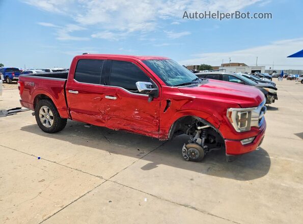 1FTFW1E54MFC45762 2021 FORD F150 Red Առջևի աջ