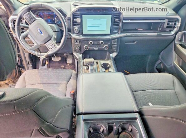 1FTFW1E54MFC61511 2021 FORD F150 Black Widok deski rozdzielczej