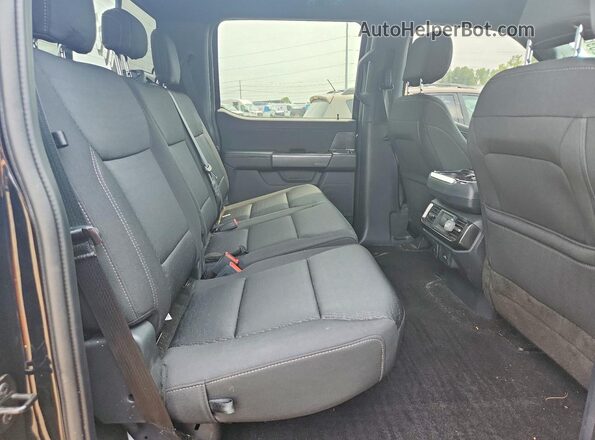 1FTFW1E54MFC61511 2021 FORD F150 Black Widok tylnych siedzeń