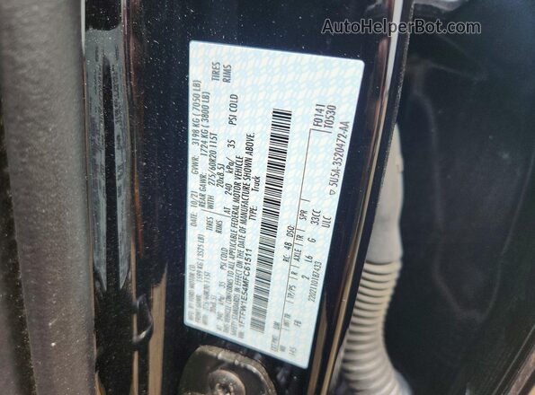 1FTFW1E54MFC61511 2021 FORD F150 Black Widok komory silnika