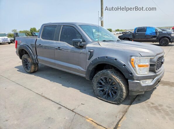 1FTFW1E54NKE97214 2022 FORD F150 Серый Вид салона спереди