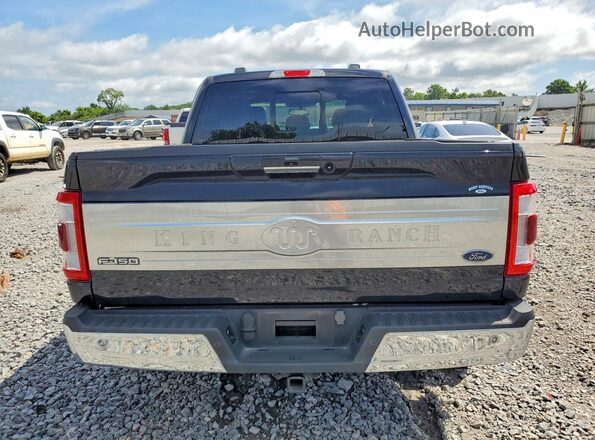 1FTFW1E54PFC00762 2023 FORD F150 Black უკანა ხედი