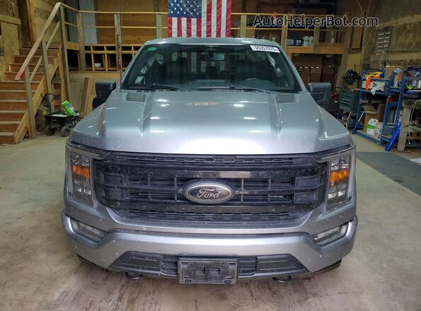 1FTFW1E54PFD11778 2023 FORD F150 Silver Widok z przodu