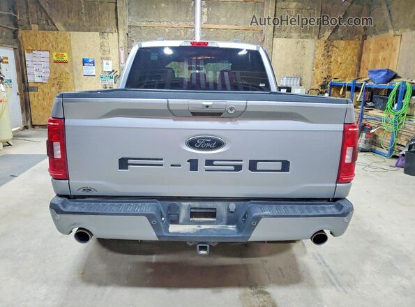 1FTFW1E54PFD11778 2023 FORD F150 Silver Widok z tyłu