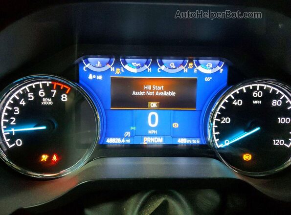 1FTFW1E54PFD11778 2023 FORD F150 Silver Widok zestawu wskaźników