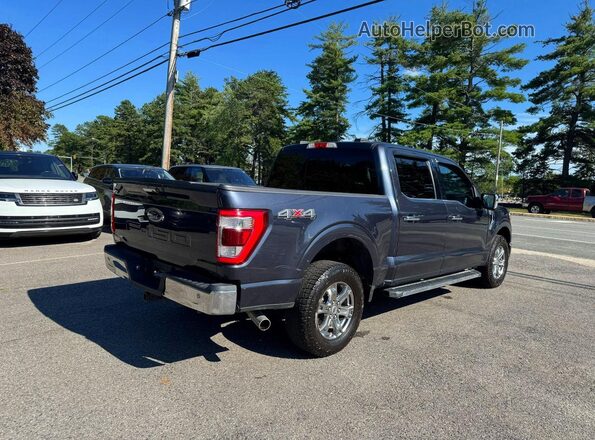 1FTFW1E55MFB35805 2021 FORD F150LARIAT Серый Задняя правая четверть