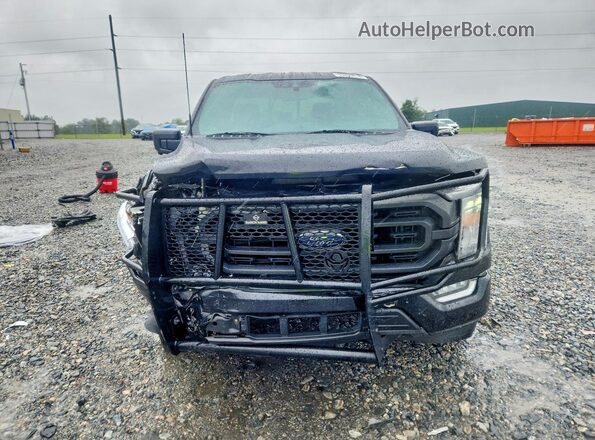 1FTFW1E55MFC82674 2021 FORD F150 Black წინა ხედი