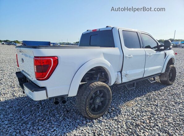 1FTFW1E55NFA20221 2022 FORD F150 White Tył prawy