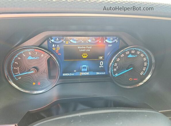 1FTFW1E55NFA20221 2022 FORD F150 White Widok zestawu wskaźników