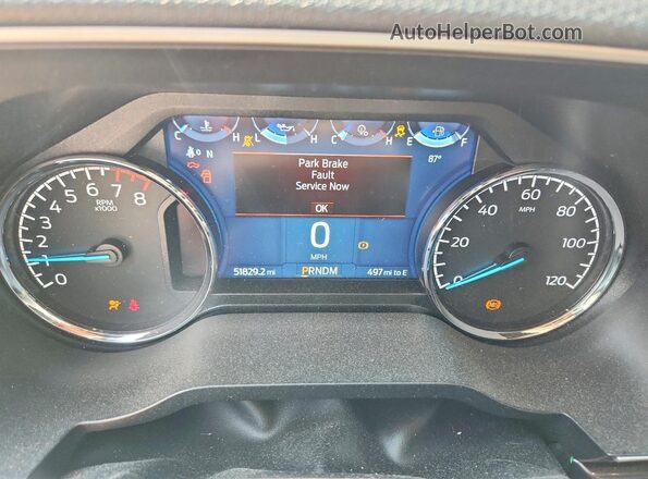 1FTFW1E55PKD54792 2023 FORD F150 White Вид щитка приладів