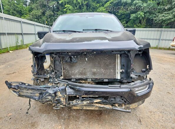 1FTFW1E55PKE73975 2023 FORD F150 Black Front view
