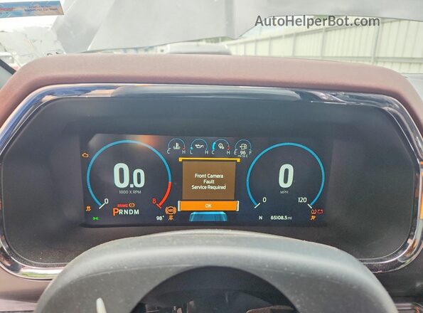 1FTFW1E55PKE73975 2023 FORD F150 Black Instrument cluster view