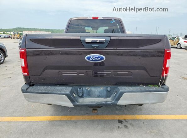 1FTFW1E56JFE28558 2018 FORD F150 Burgundy Widok wnętrza z przodu