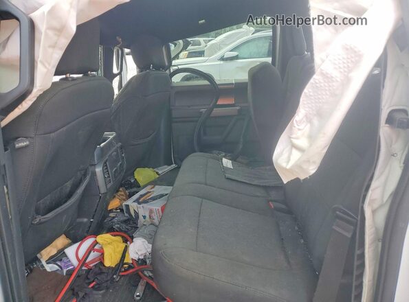 1FTFW1E56KFB97291 2019 FORD F150 White Rear seats view