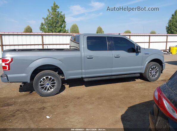 1FTFW1E56KKD41008 2019 FORD F150 Серый Вид задней части салона