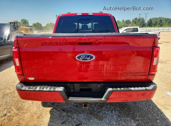 1FTFW1E56MFA61875 2021 FORD F150 Burgundy Вид ззаду