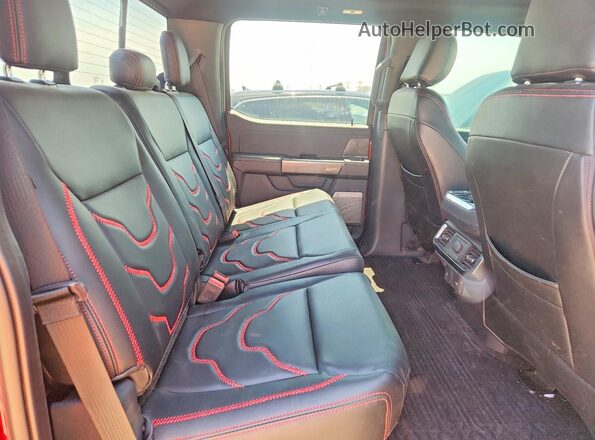 1FTFW1E56MFA61875 2021 FORD F150 Burgundy Вид задніх сидінь