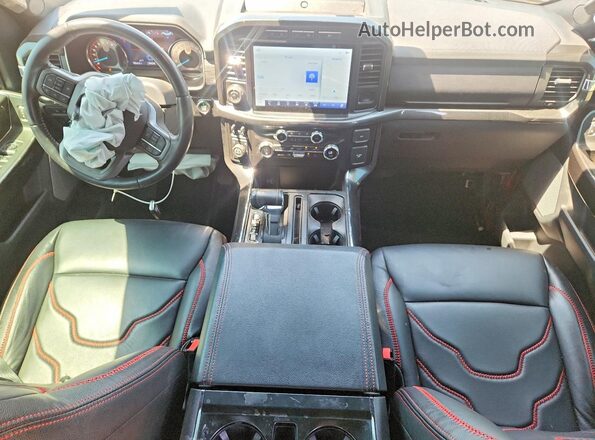 1FTFW1E56MFA61875 2021 FORD F150 Burgundy Вид панелі приладів