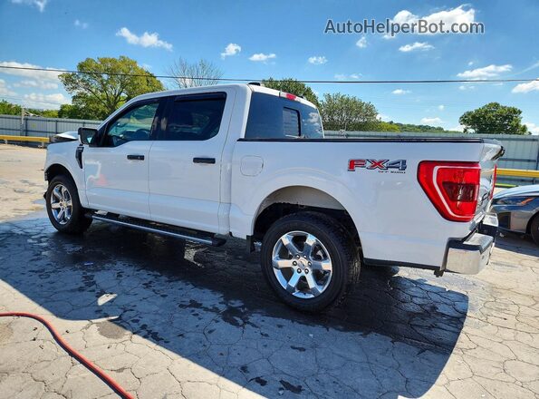 1FTFW1E56MFC27182 2021 FORD F150 White Trasero izquierdo