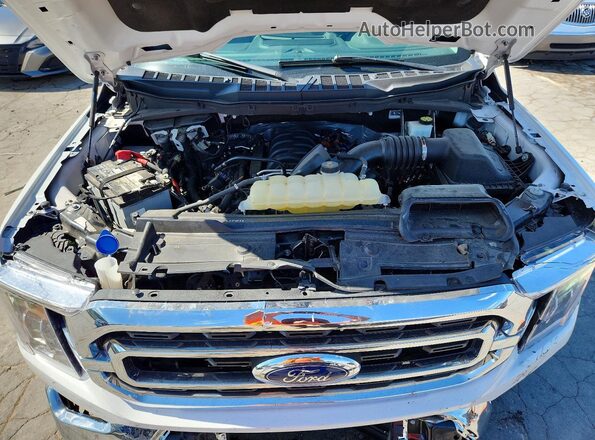 1FTFW1E56MFC27182 2021 FORD F150 White Vista interior trasera