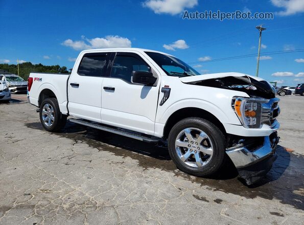 1FTFW1E56MFC27182 2021 FORD F150 White Delantero derecho