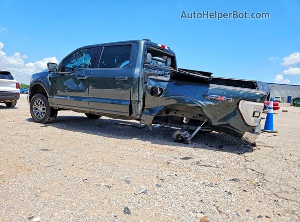 1FTFW1E56MKD07976 2021 FORD F150 Gray Trasero izquierdo