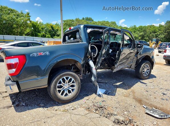1FTFW1E56MKD07976 2021 FORD F150 Gray Trasero derecho
