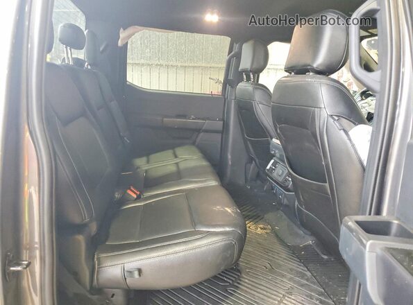 1FTFW1E56NFA61280 2022 FORD F150 Charcoal Widok tylnych siedzeń