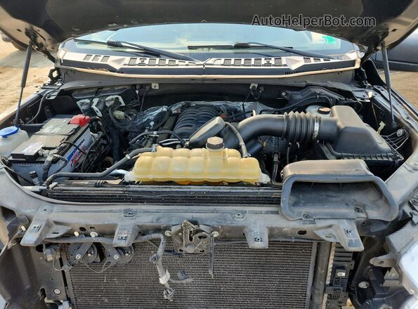 1FTFW1E57JFD25293 2018 FORD F150 Gray უკანა სალონის ხედი