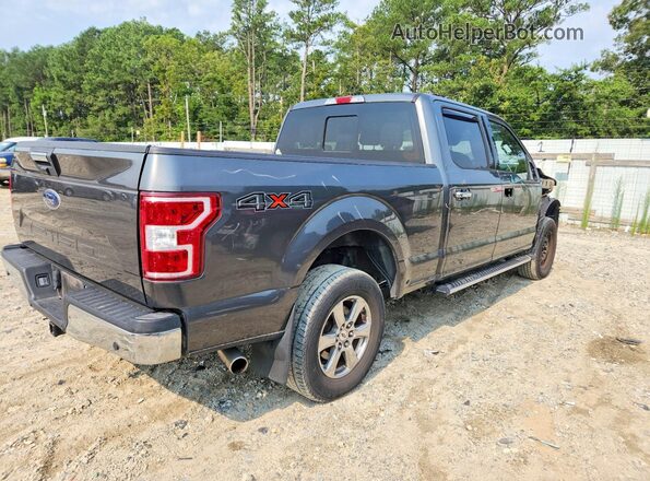 1FTFW1E57JFD25293 2018 FORD F150 Gray უკანა მარჯვენა
