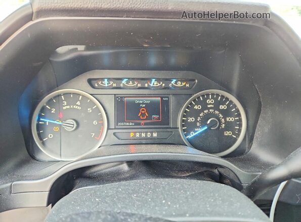 1FTFW1E57JFD25293 2018 FORD F150 Gray ხელსაწყოთა პანელის ხედი