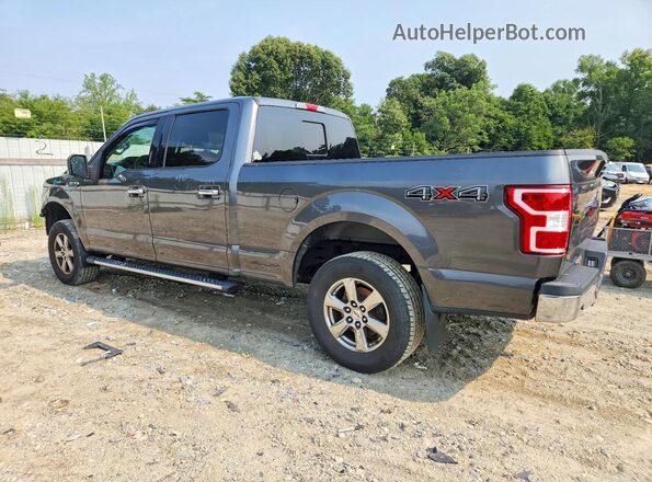 1FTFW1E57JFD25293 2018 FORD F150 Gray უკანა მარცხენა