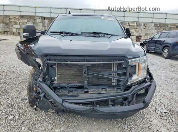 1FTFW1E57LFB06949 2020 FORD F150 Black Вид спереду
