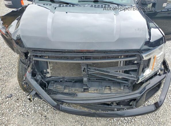 1FTFW1E57LFB06949 2020 FORD F150 Black Вид задньої частини салону