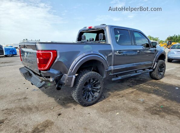 1FTFW1E57MFA09770 2021 FORD F150 Gray Rear right